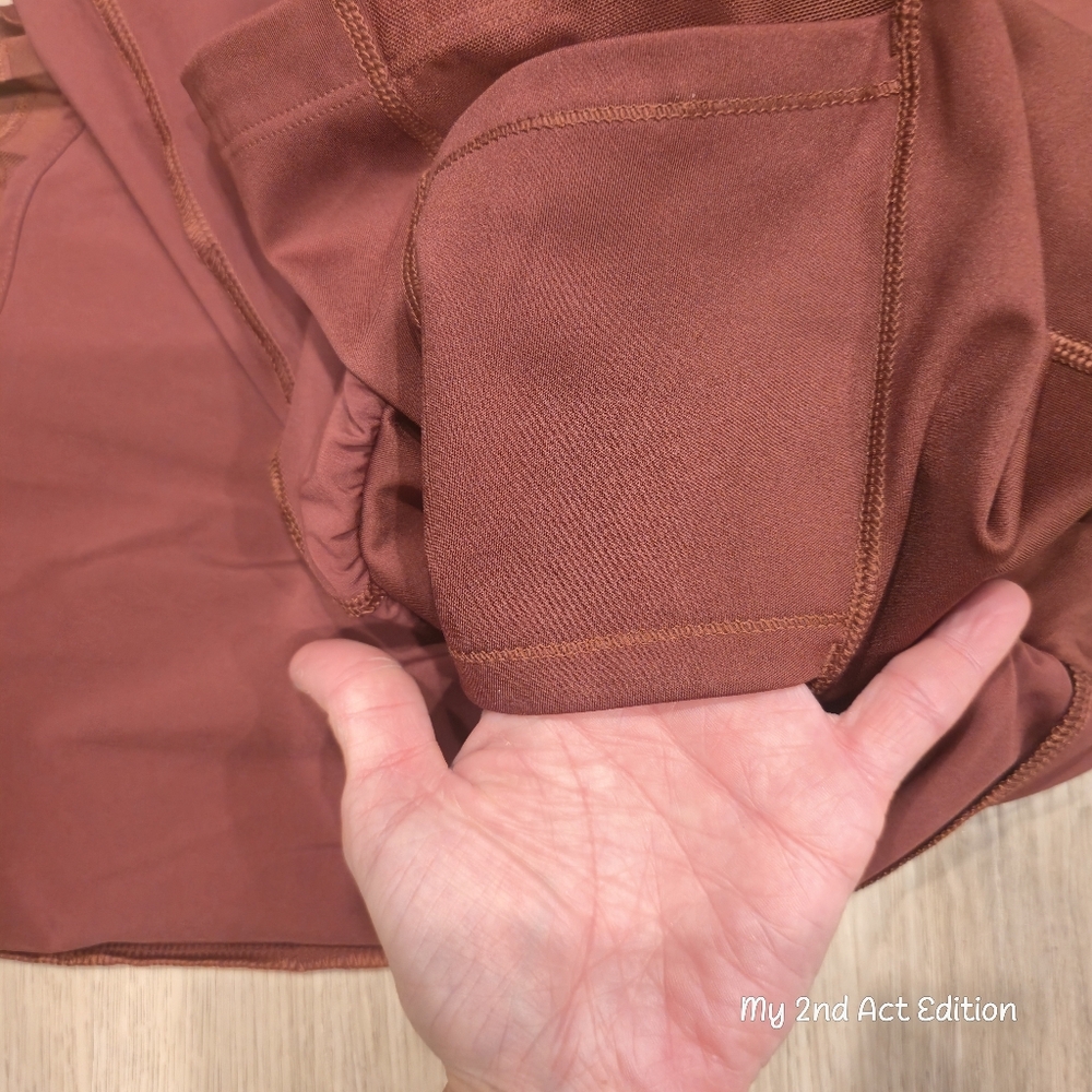 CALIA COURT COLLECTION SKORT SMALL RUST BROWN - Picture 4 of 9